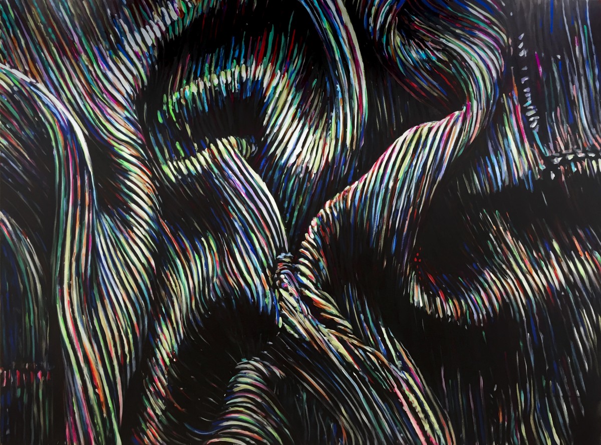 »voll disco«
Acryl/Leinwand
140 x160cm
2017
rechts oben klicken für weitere...