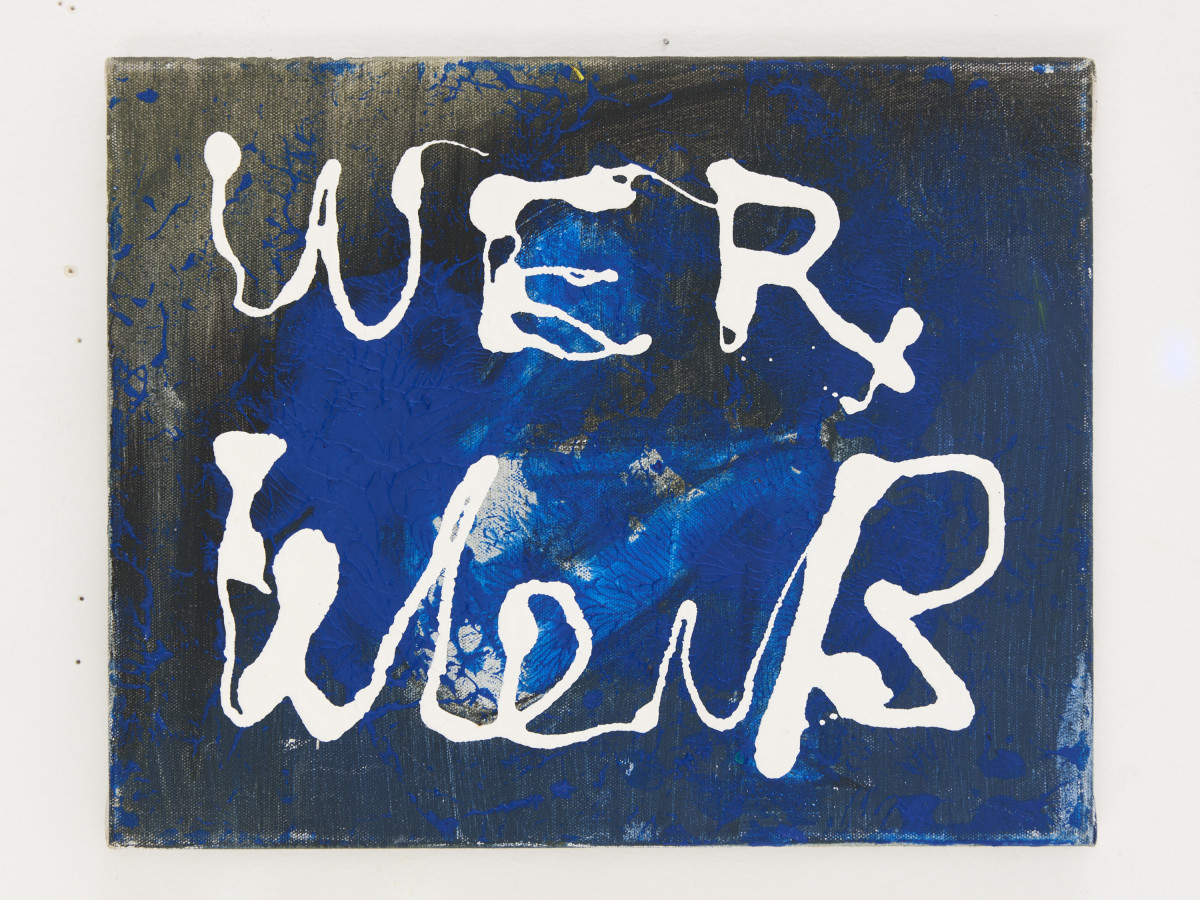 Wer Weiß
Acryl/Leinwand
