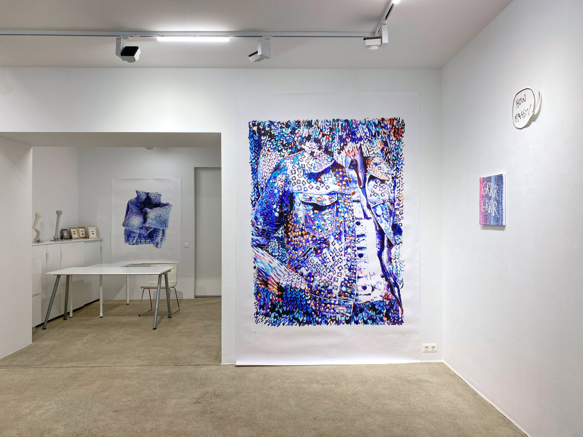 »weiß auch nicht«
Acryl auf Papier
Ca. 210 x 160cm
2023