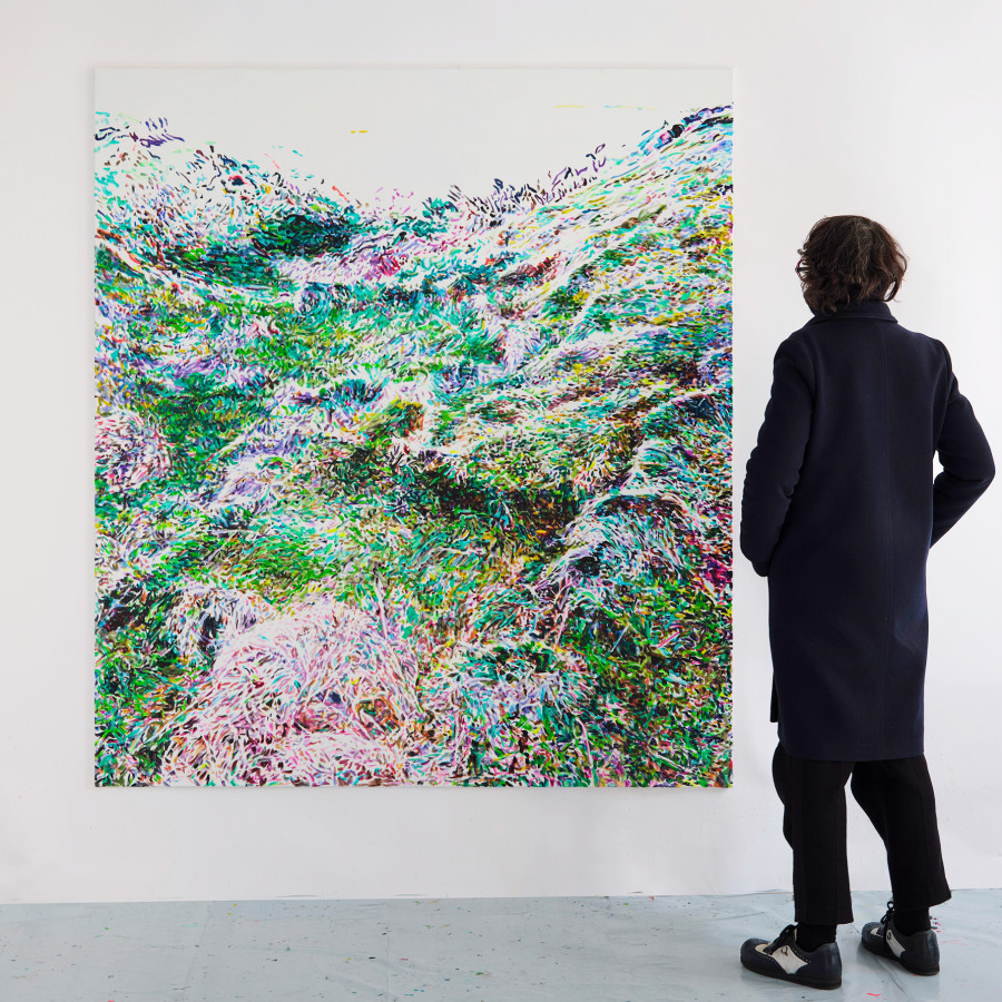 Sounding Soil
Acryl/Leinwand
160x 180cm
2025
