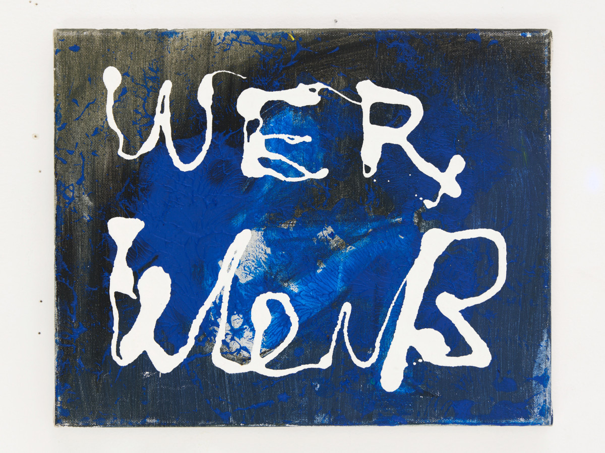 Wer Weiß
Acryl/Leinwand
2024
