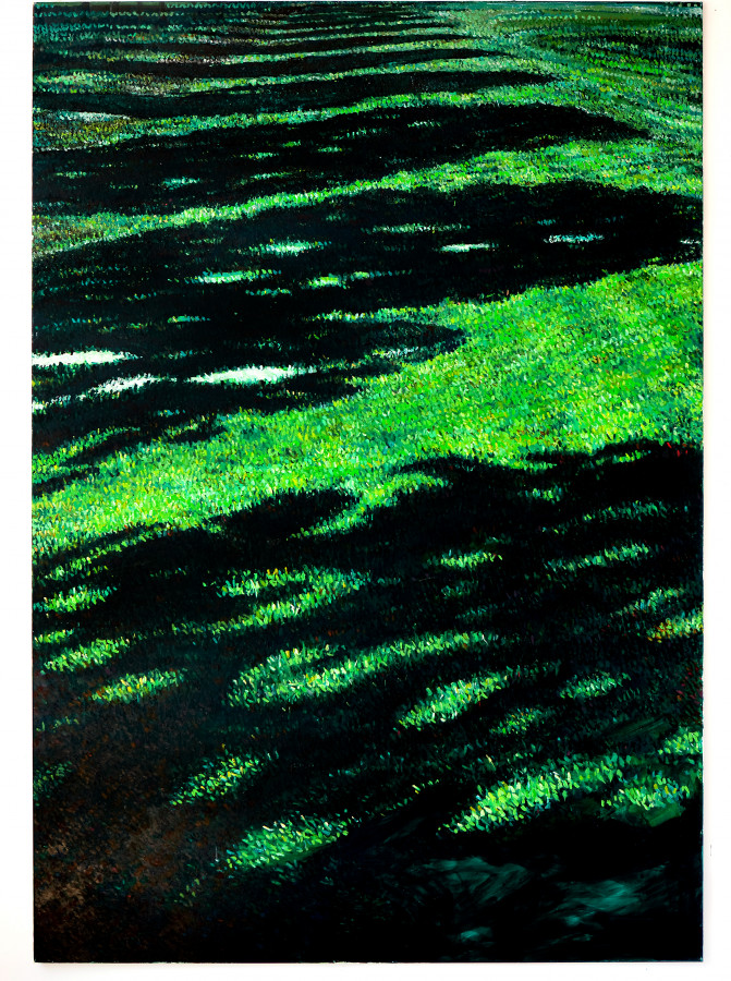 Kunstrasen
Öl/Leinwand
180 x120cm 
2011
